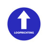 1153_vloersticker-pijl-rond-met-tekst