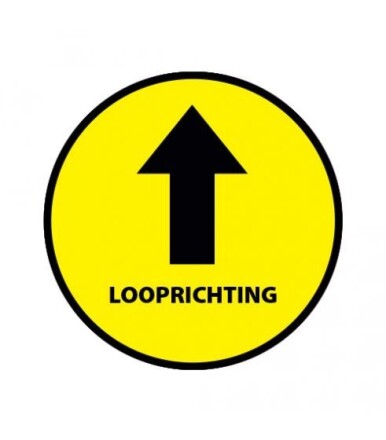 1218_vloersticker-pijl-geel-tekst